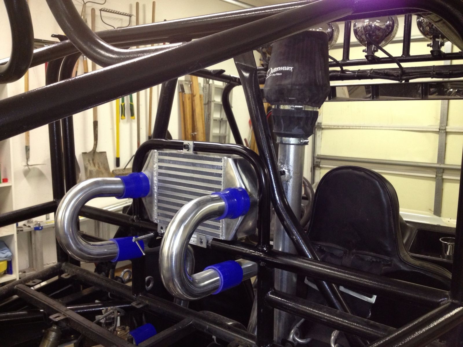 Intercooler and relocated snorkel