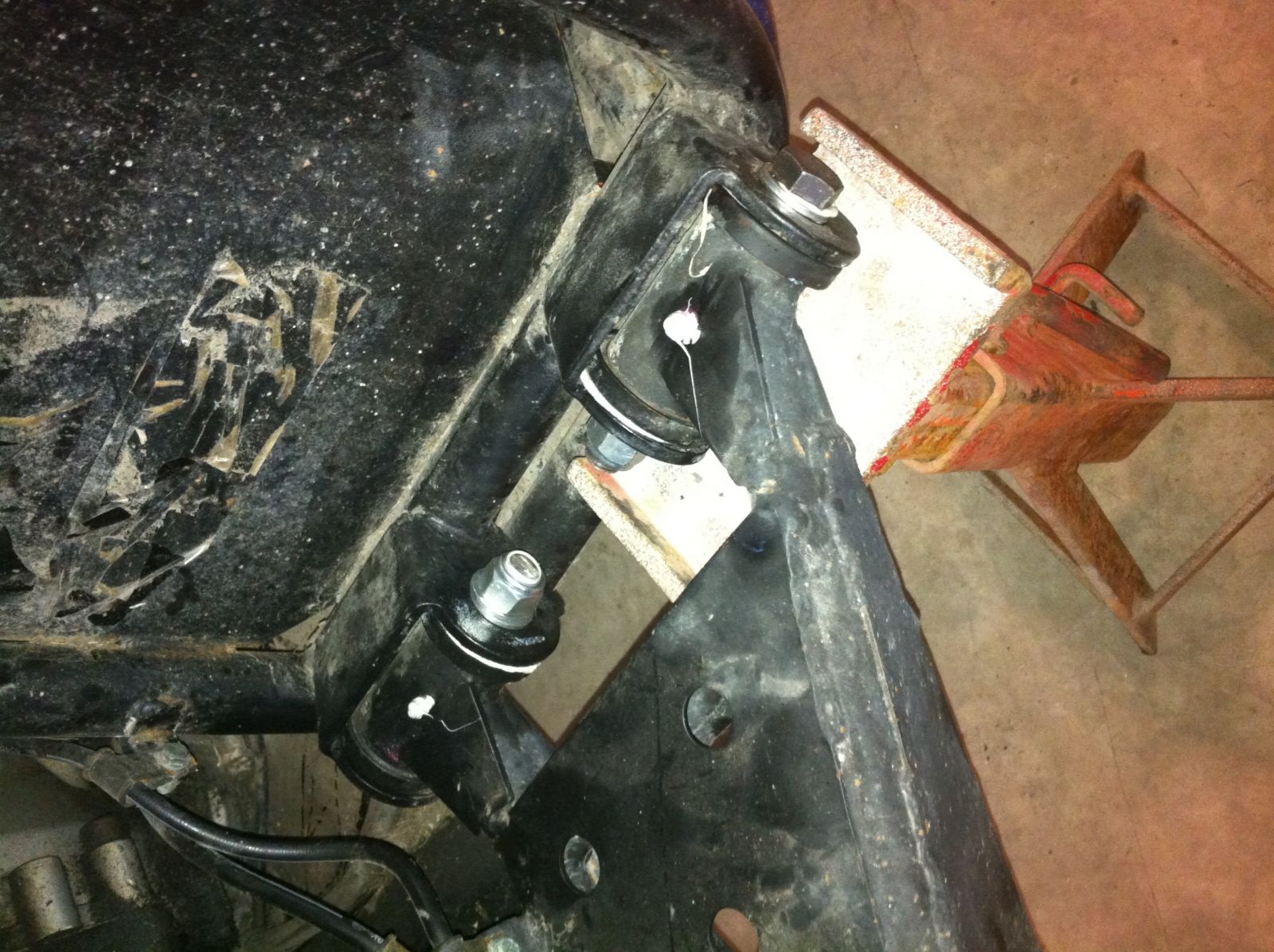 New bolts and grease