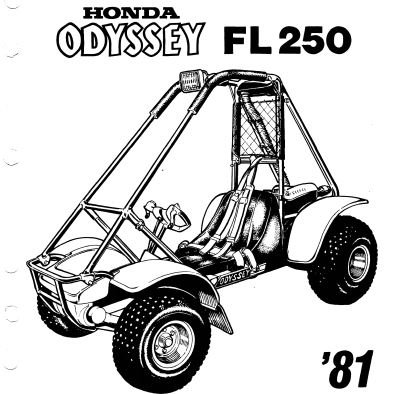 More information about "1981 Honda Odyssey FL250 Shop Manual"