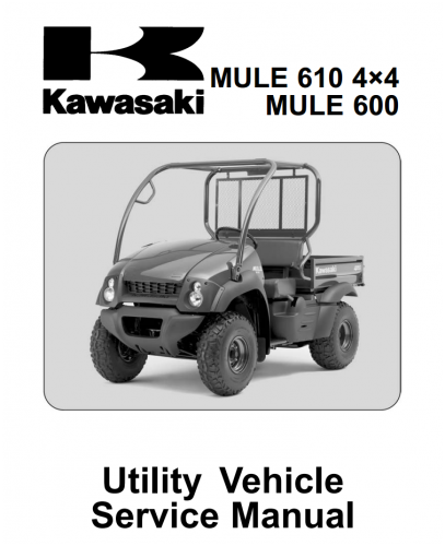 More information about "2005-2012 Kawasaki Mule 610/600 Service Manual"