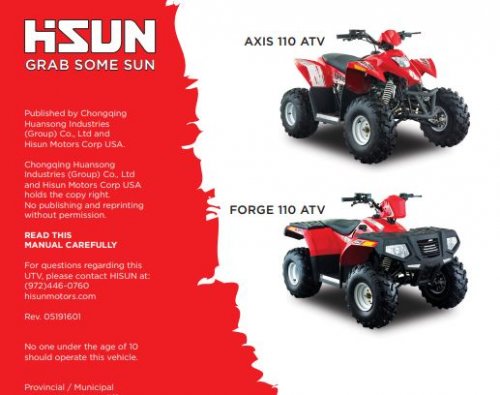 More information about "2015 Hisun Axis/Forge 110cc Service Manual"