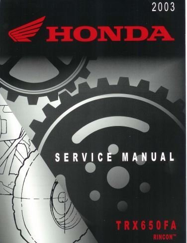 More information about "2003 Honda Rincon 650 TRX650 Service Manual"