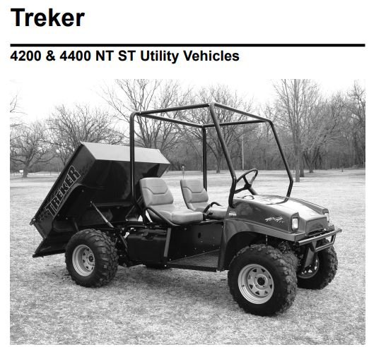 Treker 4200 & 4400 NT ST Utility Vehicles Parts Manual