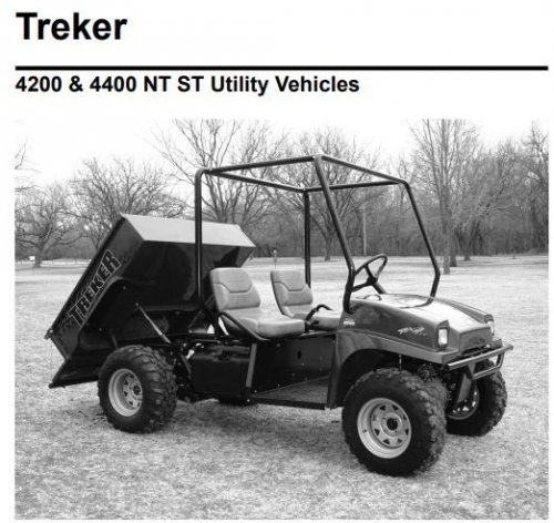 More information about "Treker 4200 & 4400 NT ST Utility Vehicles Parts Manual"