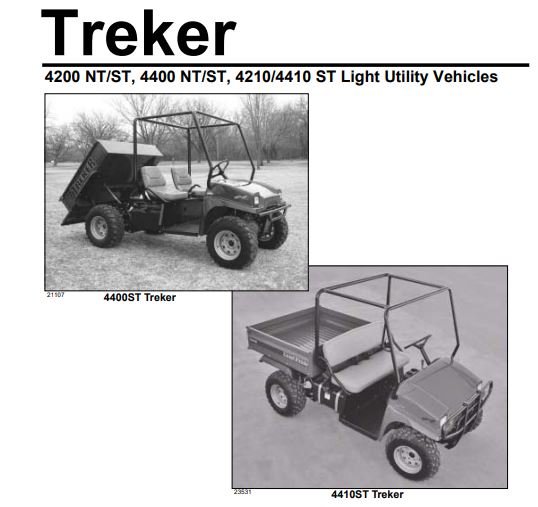 Treker 4200 NT/ST 4400 NT/ST 4210/4410 ST Operators Manual