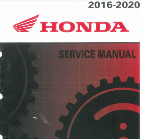 2016-20 Honda Pioneer 1000 Service Manual