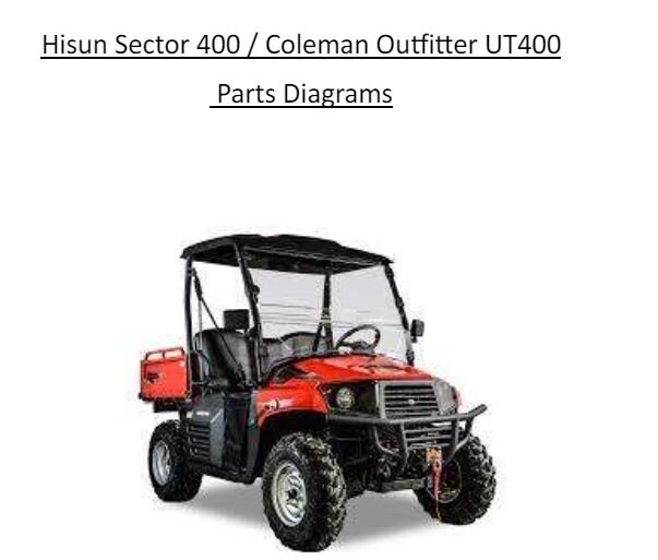 Hisun HS400/Coleman UT400 Parts Diagrams